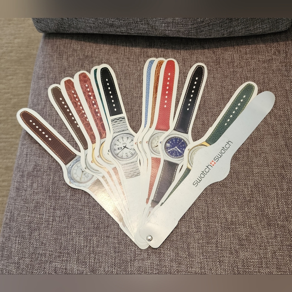 VTG Swatch Watch Paperwork-Brochures-Irony Watch Catalogs-Lot of 6 Pcs 90s-2007